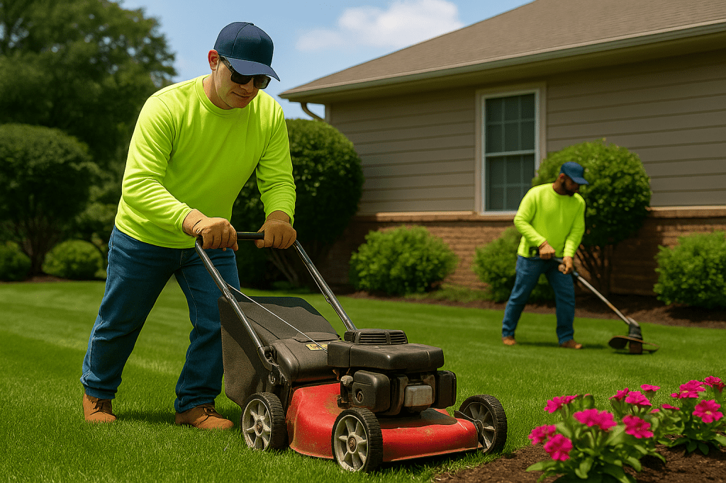 College Guys 4 Hire lawn care and mowing service in Shreveport Bossier Louisiana