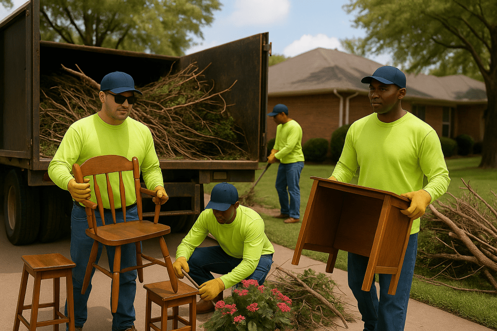 College Guys 4 Hire junk removal and debris disposal in Shreveport Bossier Louisiana